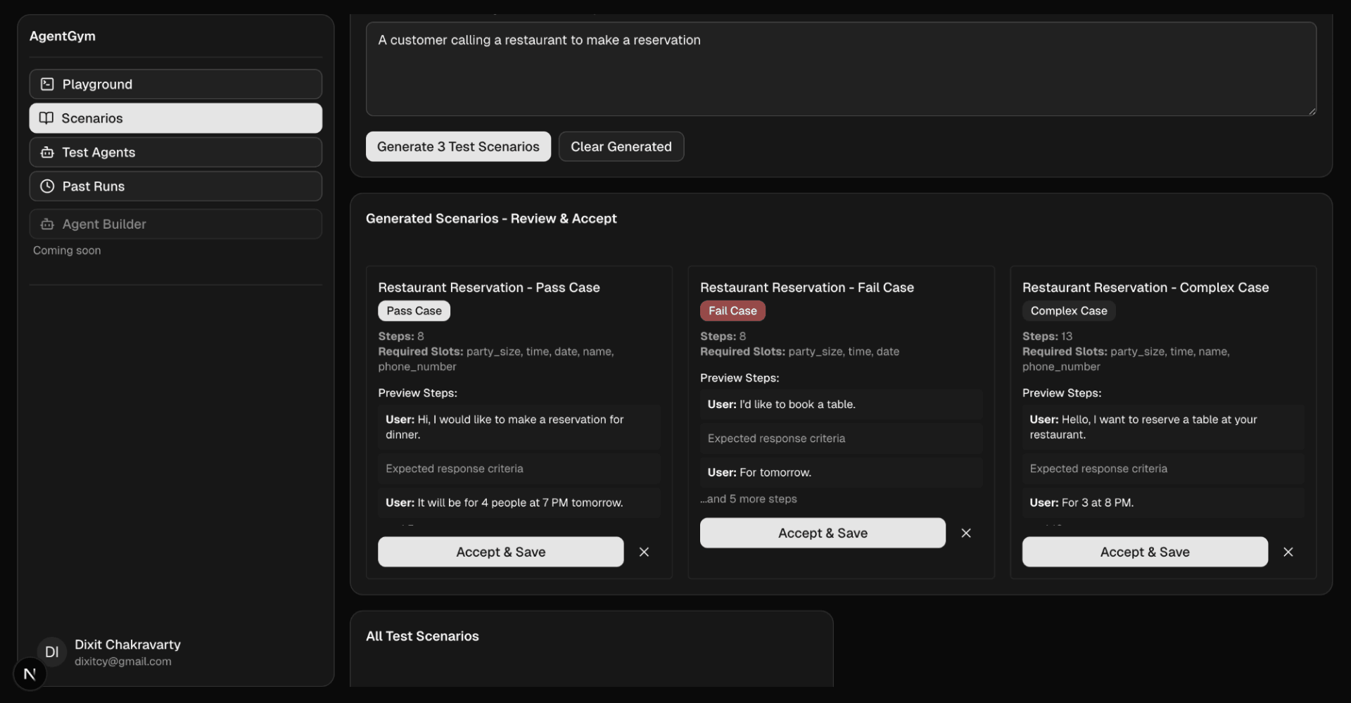 AI-Powered Scenario & Agent Builder preview